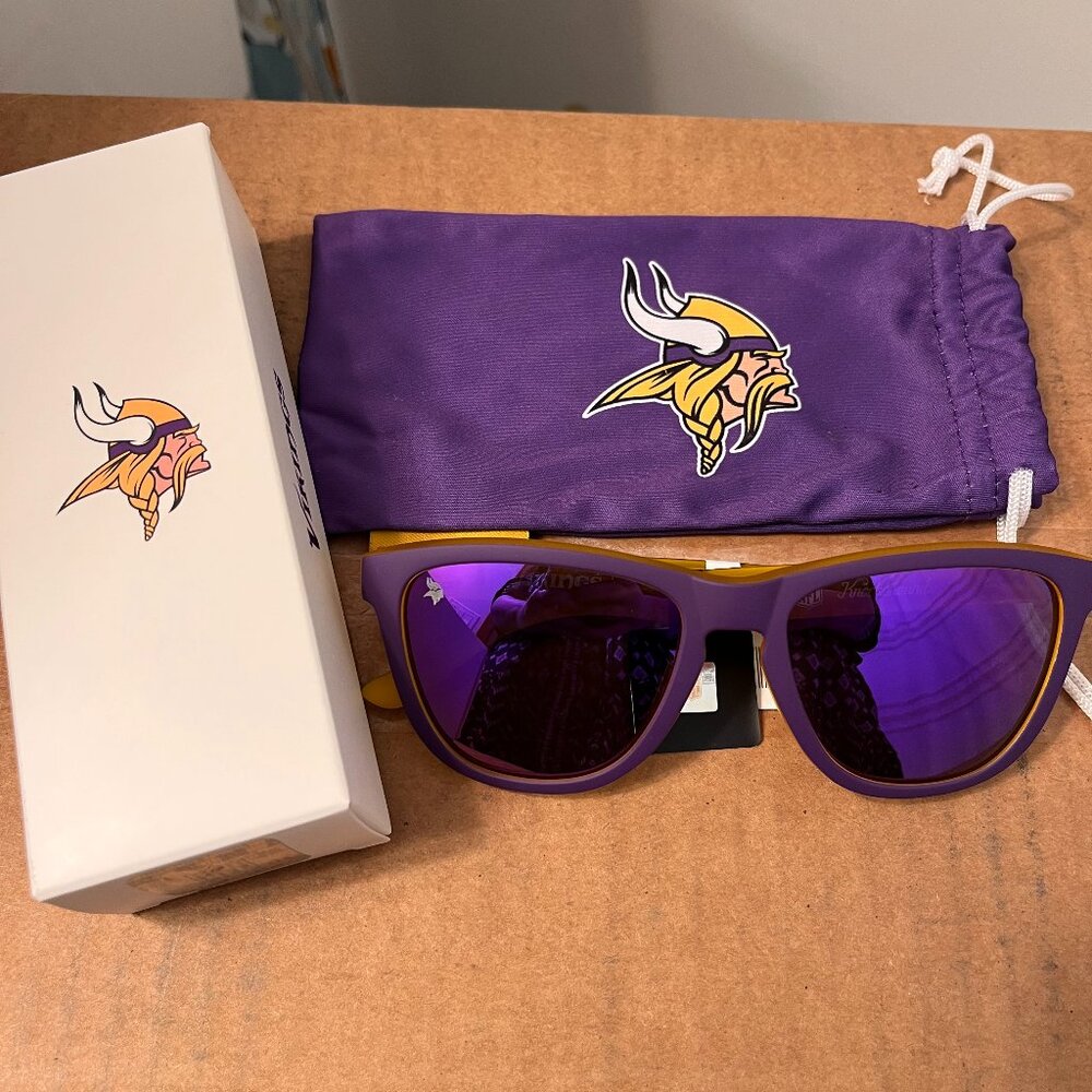 Minnesota Vikings Purple and Yellow Sunglasses